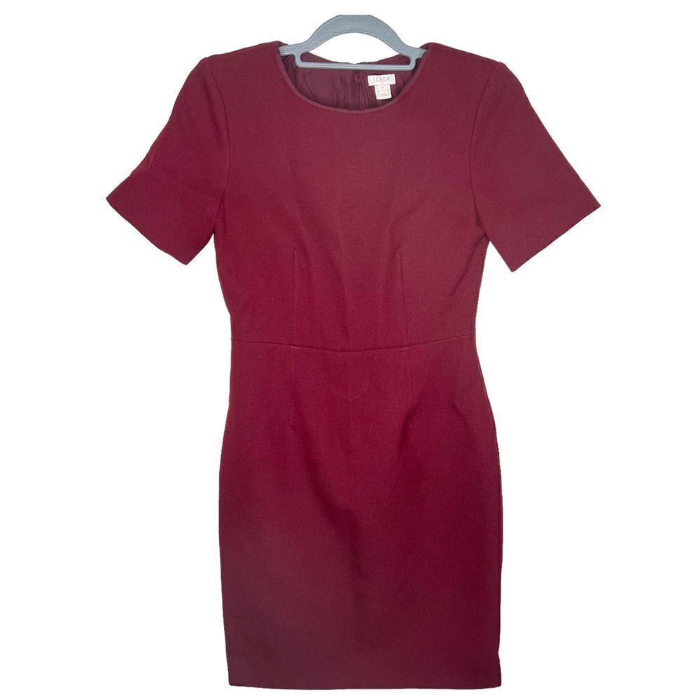 J. Crew Burgundy Mini Dress